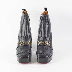 Gucci Horsebit Boots Black Size 41