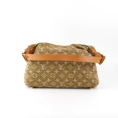 Louis Vuitton Khaki Denim Shoulder Bag