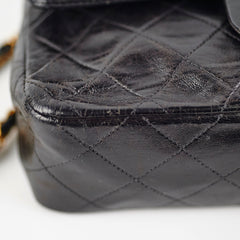 Chanel Vintage Small Classic Flap Lambskin Black - Series 2