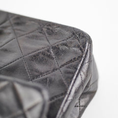 Chanel Vintage Small Classic Flap Lambskin Black - Series 2