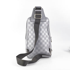 Louis Vuitton Grey Sling Bag Damier Ebene