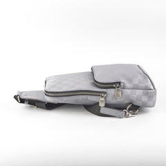 Louis Vuitton Grey Sling Bag Damier Ebene
