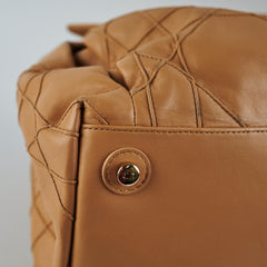 Dior Cannage Le Trente Leather Shoulder Bag Beige