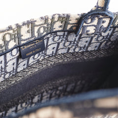 Dior Medium Book Tote Oblique Navy