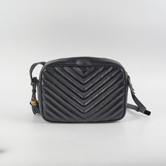 Saint Laurent Lou Camera Crossbody Bag Black