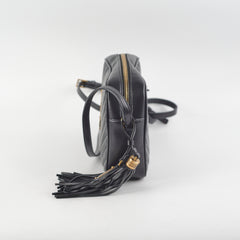 Saint Laurent Lou Camera Crossbody Bag Black