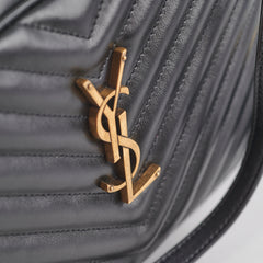 Saint Laurent Lou Camera Crossbody Bag Black