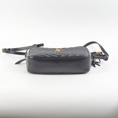 Saint Laurent Lou Camera Crossbody Bag Black