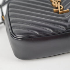 Saint Laurent Lou Camera Crossbody Bag Black