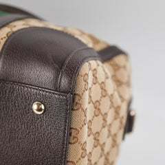 Gucci Boston Monogram Canvas Tote