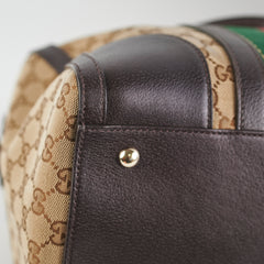 Gucci Boston Monogram Canvas Tote