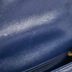 Chanel Small Coco Handle Caviar Navy Microchipped