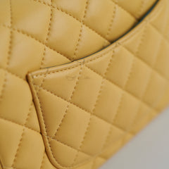 Chanel 21P Mini Rectangular Lambskin Flap Yellow/Blue