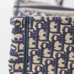 Christian Dior Oblique Book Tote Navy (GW Initials)