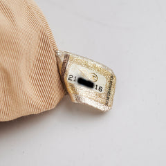 Chanel Metallic Quilted Small Backpack Gold
