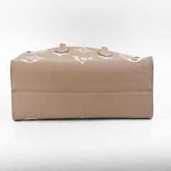 Louis Vuitton On The Go MM Empriente Beige