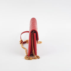 Saint Laurent Red Envelope Wallet On Chain