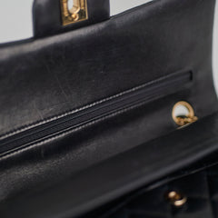 Chanel Vintage Classic Flap M/L Lambskin Black - Series 7
