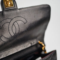 Chanel Vintage Black Flap Lambskin - Series 4
