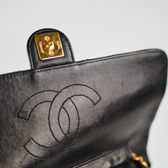 Chanel Vintage Black Flap Lambskin - Series 4