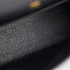 Hermes Kelly Pochette Black U Stamp 2022