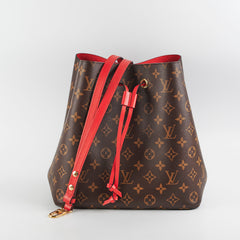 Louis Vuitton Neo Noe Monogram Red
