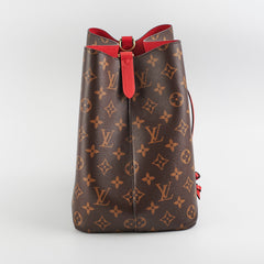 Louis Vuitton Neo Noe Monogram Red