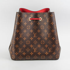 Louis Vuitton Neo Noe Monogram Red