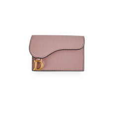 Christian Dior Saddle Bloom Card Holder Pink