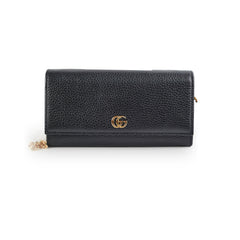 Gucci Wallet On Chain Black