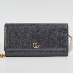 Gucci Wallet On Chain Black