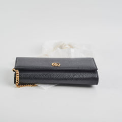 Gucci Wallet On Chain Black