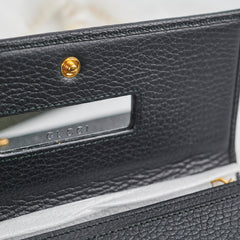 Gucci Wallet On Chain Black