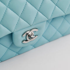 Chanel Classic Flap Medium/Large Light Blue - Series 31