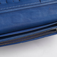 Louis Vuitton Long Blue Wallet