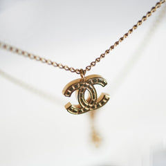 Chanel CC Logo Gold Necklace Costume Jewellery