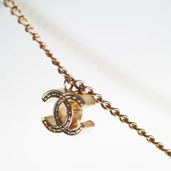 Chanel CC Logo Gold Necklace Costume Jewellery