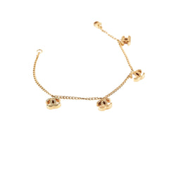 Chanel CC Logo Gold Bracelet Costume Jewellery