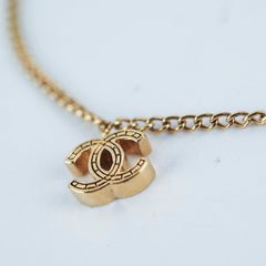 Chanel CC Logo Gold Bracelet Costume Jewellery