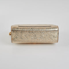 Gucci Padlock Gold Metallic Small