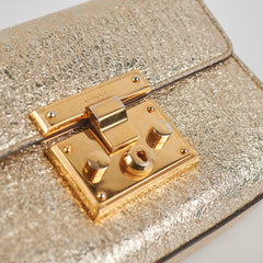 Gucci Padlock Gold Metallic Small