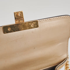 Gucci Padlock Gold Metallic Small