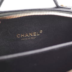 Chanel Small Filigree Vanity Black Caviar
