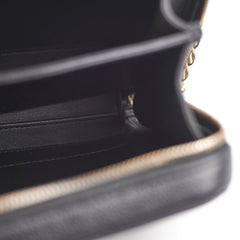 Chanel Small Filigree Vanity Black Caviar