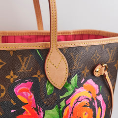 Louis Vuitton Neverfull Rose Monogram MM Tote