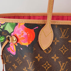 Louis Vuitton Neverfull Rose Monogram MM Tote