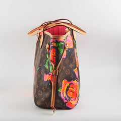Louis Vuitton Neverfull Rose Monogram MM Tote