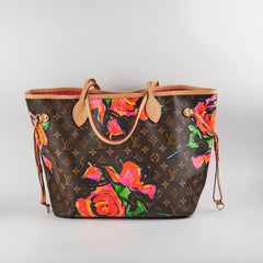 Louis Vuitton Neverfull Rose Monogram MM Tote