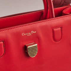 Dior Medium Diorever Tote Bag Red