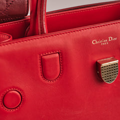 Dior Medium Diorever Tote Bag Red
